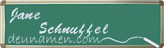 Jane Schnuffel Visitenkarte